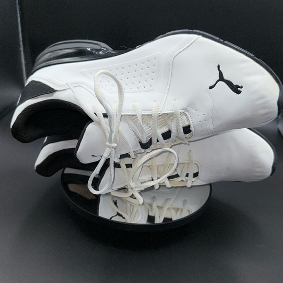 Puma Men's Viz Runner Sneaker 191037-01 White/Black - Picture 7 of 10